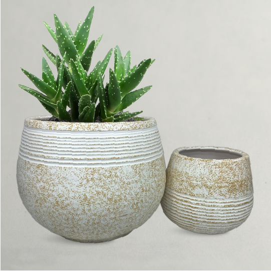 Indoor Plants Pots - Flower Pot Dubai - Clay Pot Brown