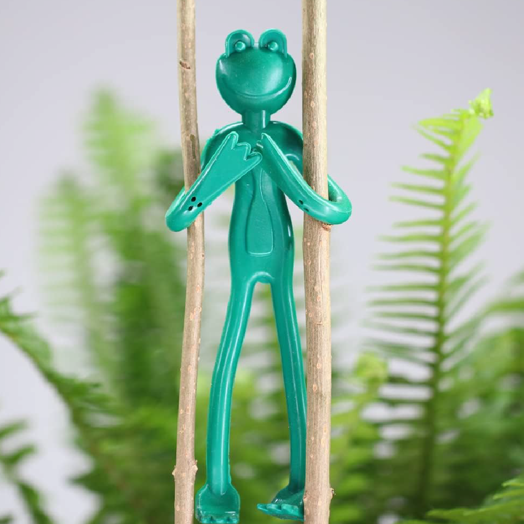CABLE TIE FOR PLANTS PACK OF 6 FROG GARDEN TIES