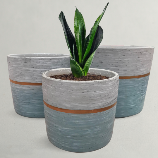 New Design Planters - Ceramic Plant Pots Set of 3