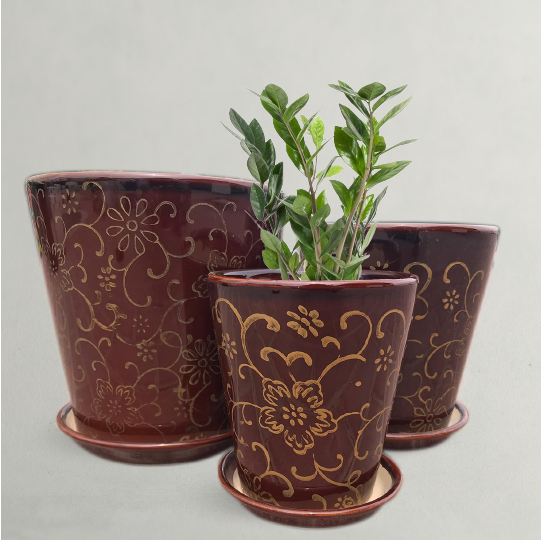 Pattern Design Planter Pots